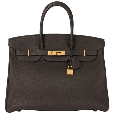 hermes birkin macassar|HERMES Togo Birkin 35 Macassar 1300645 .